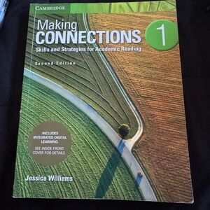 Cambridge Making Connections 1 - Green & Brown Academic Reading Textbook